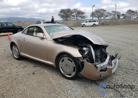 2002 Lexus Sc 430 z USA, uszkodzony, nr VIN JTHFN48Y320010682